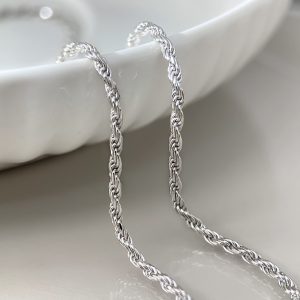Rope-Style Chains: Stunning Silver Chain Necklaces | Elegant Jewelry for Men & Women