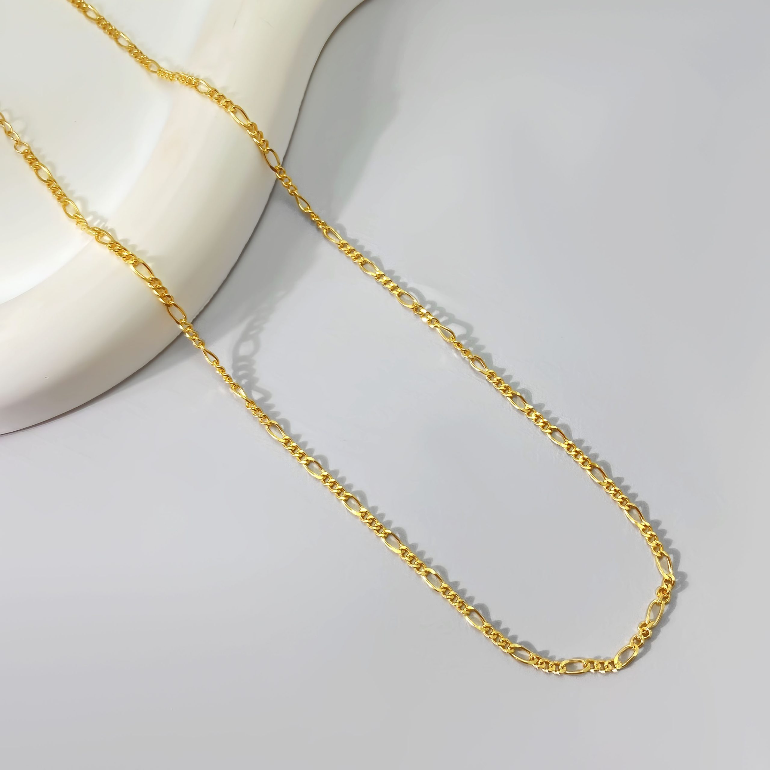 Gold Plated Chain Minimalist Jewelry - Elegant Dainty Necklace for Women - Image 3
