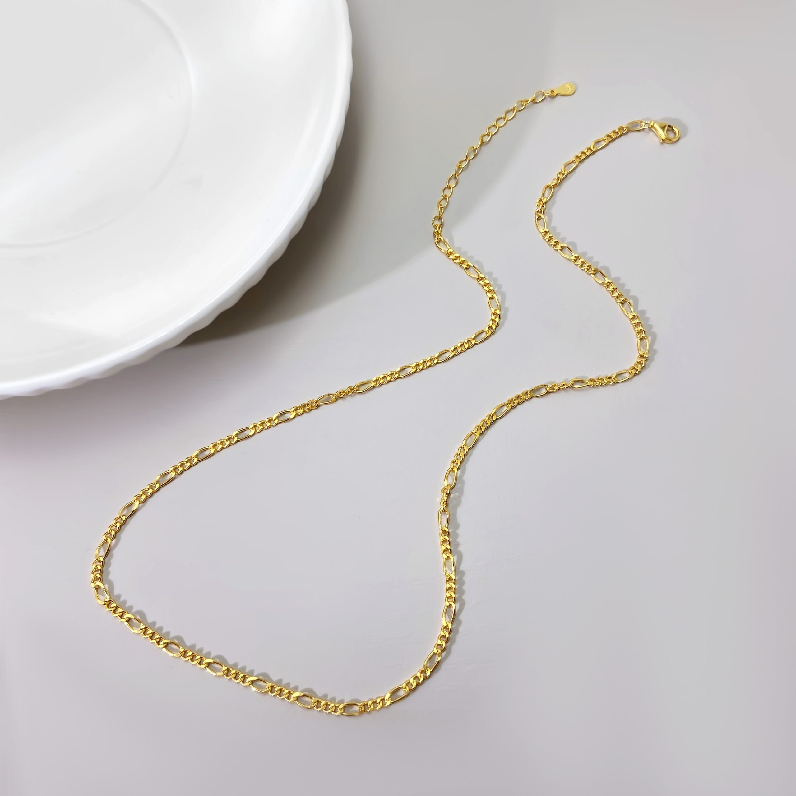 Gold Plated Chain Minimalist Jewelry - Elegant Dainty Necklace for Women - Image 4