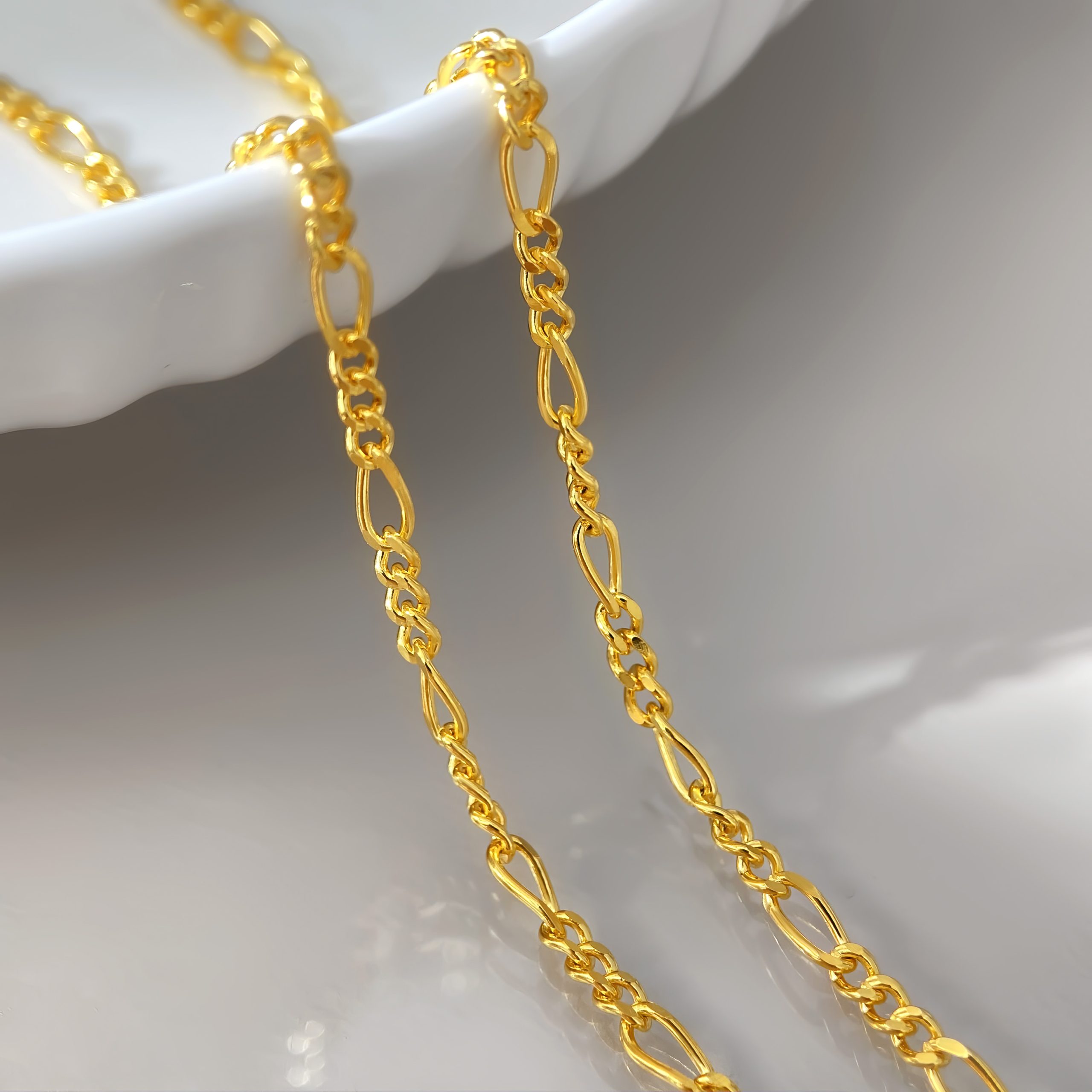 Gold Plated Chain Minimalist Jewelry - Elegant Dainty Necklace for Women