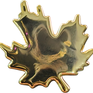 Large 18K Gold Plated Brass Piece